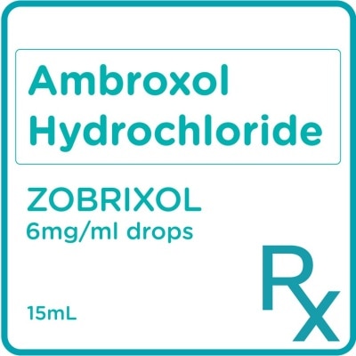 ZOBRIXOL Ambroxol Hydrochloride 6mg/mL Oral Drops 15mL [PRESCRIPTION REQUIRED]