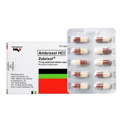 ZOBRIXOL ZOBRIXOL Ambroxol Hydrochloride 75mg 1 Sustained-release Capsule Sold Per Piece  [PRESCRIPTION REQUIRED]