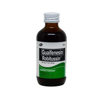 ROBITUSSIN Guaifenesin 100mg/5mL Expectorant Syrup x60mL