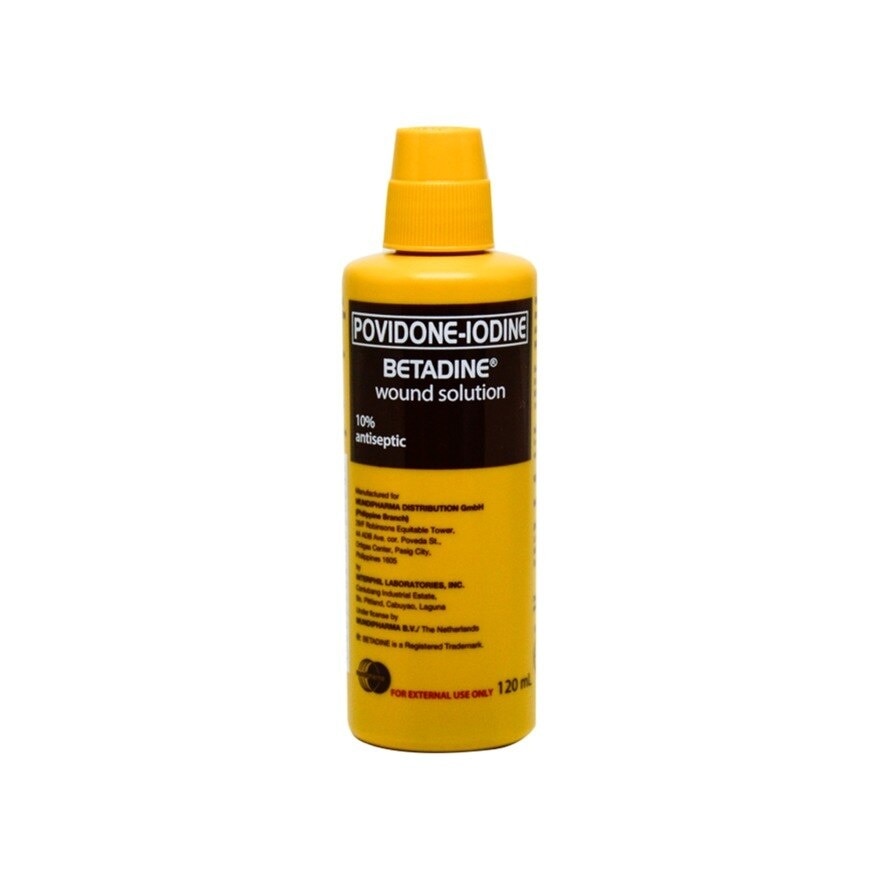 Povidone Iodine 10% Wound Solution 120mL