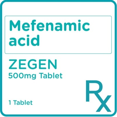 ZEGEN, RITEMED Mefenamic Acid 500mg Sold Per Piece [PRESCRIPTION ...