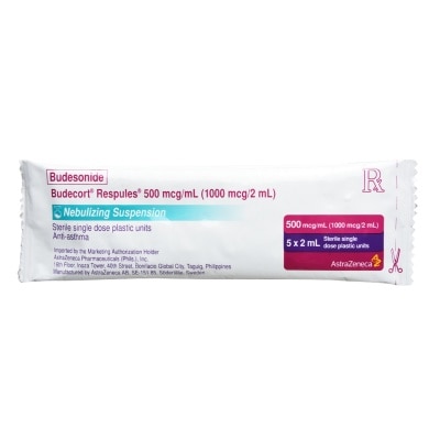 BUDECORT Budesonide 500mcg/ml 1 Nebule [PRESCRIPTION REQUIRED]