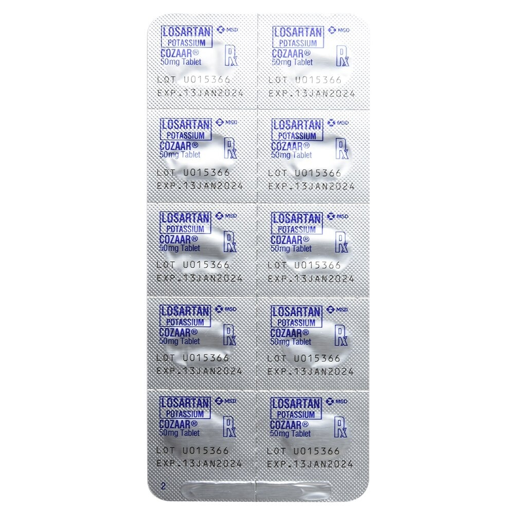 Cozaar Losartan 50mg 1 Tablet [Prescription Required]