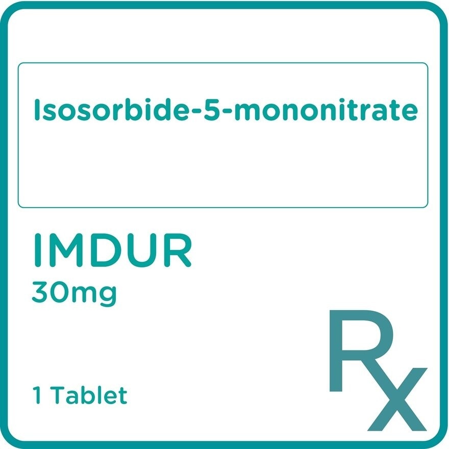 Isosorbide-5-mononitrate 30mg 1 Tablet [PRESCRIPTION REQUIRED]