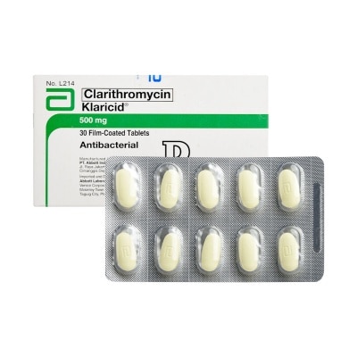 KLARICID Clarithromycin 500mg 1 Tablet [PRESCRIPTION REQUIRED]