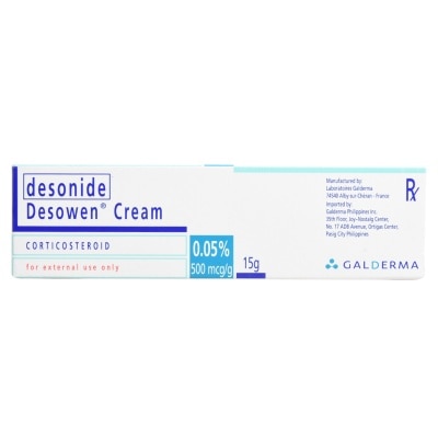 DESOWEN Desonide Cream 0.05% X 15g [PRESCRIPTION REQUIRED]