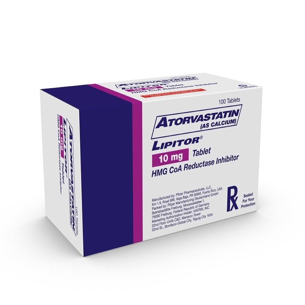 Lipitor Atorvastatin 10mg 1tablet[PRESCRIPTION REQUIRED]