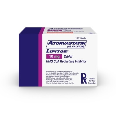 LIPITOR Lipitor Atorvastatin 10mg 1tablet[PRESCRIPTION REQUIRED]