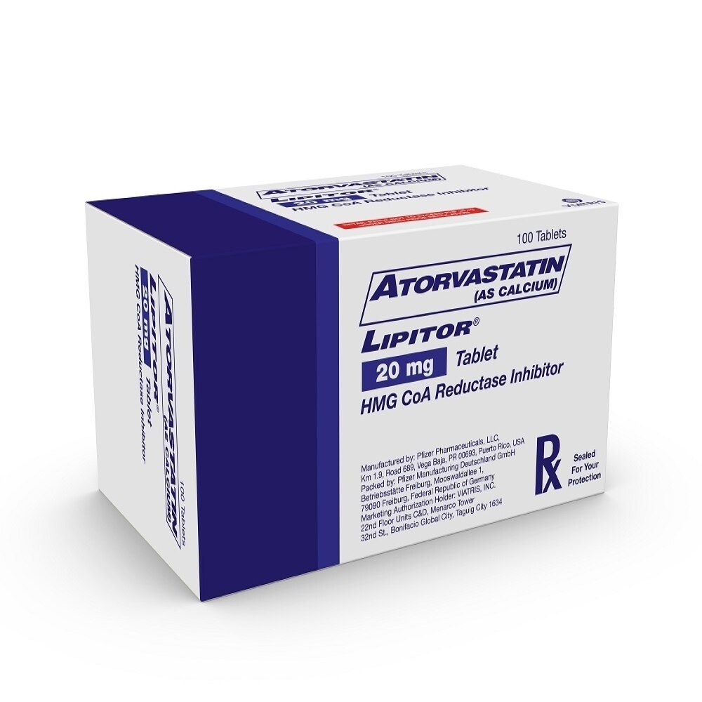 Lipitor Atorvastatin 20mg 1tablet[PRESCRIPTION REQUIRED]