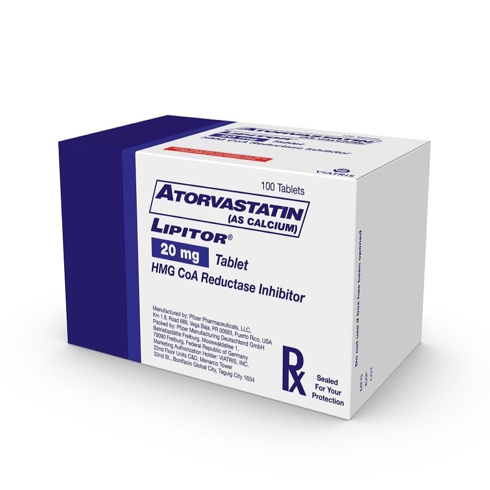 Lipitor Atorvastatin 20mg 1tablet[PRESCRIPTION REQUIRED]