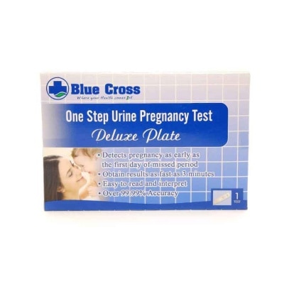 BLUE CROSS Urine Preg Test Deluxe Plate 1s