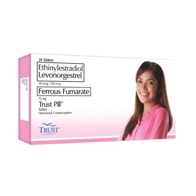 TRUST Ethinylestradiol + Levonorgestrel + Ferrous Fumarate 30 mcg/12 mcg/75 mg x28 Pills/box [PRESCRIPTION REQUIRED]