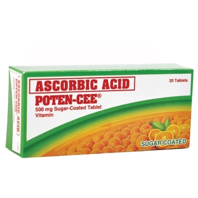 POTENCEE Ascorbic Acid 500mg 20 Tablets Pack