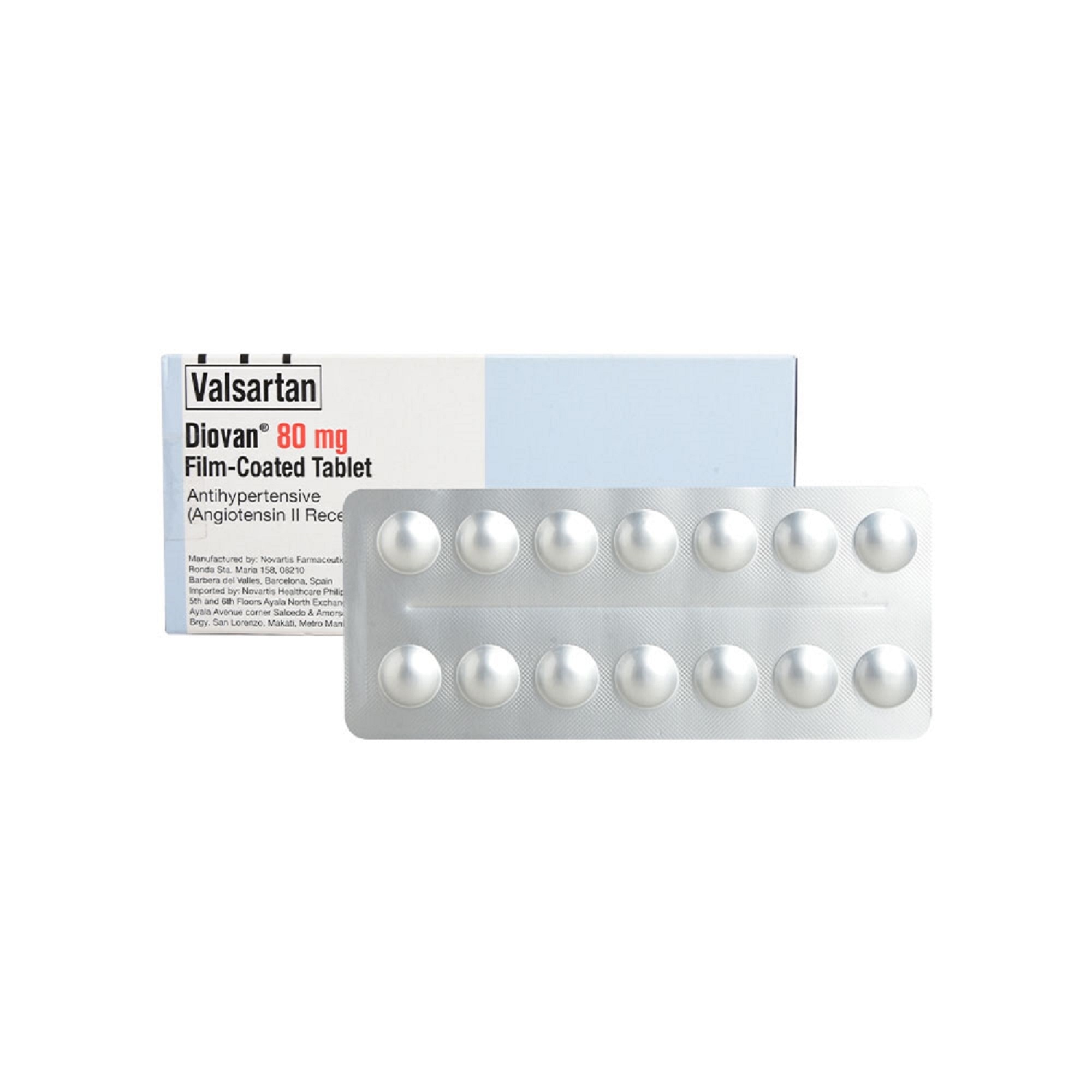 DIOVAN Valsartan 80mg Sold Per Piece  [PRESCRIPTION REQUIRED]