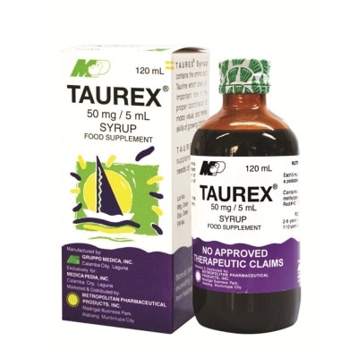TAUREX Taurine Food Supplement Syrup 120ml