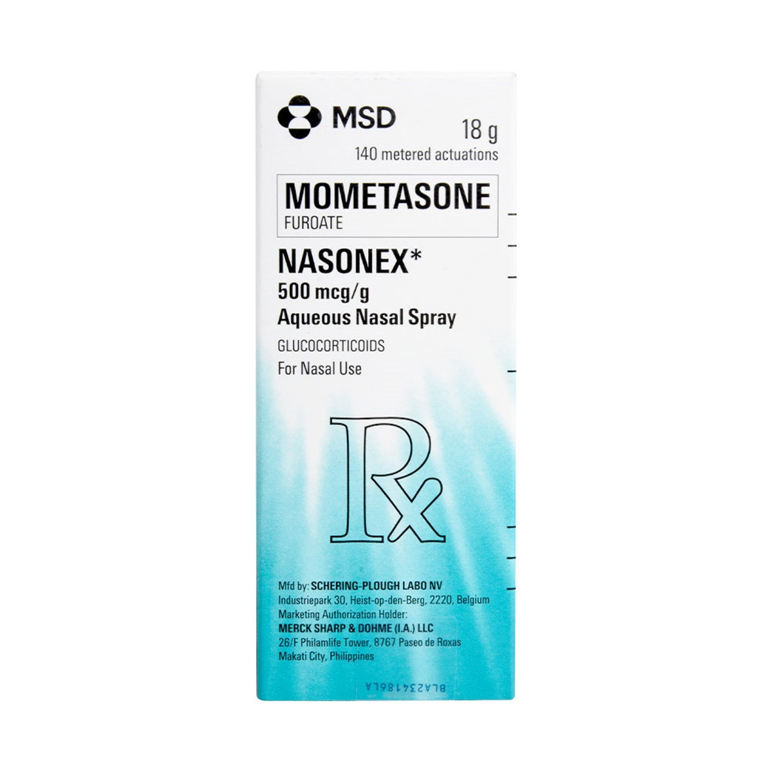 Mometasone furoate monohydrate nasal Spray 500mcg X 140D [PRESCRIPTION REQUIRED]