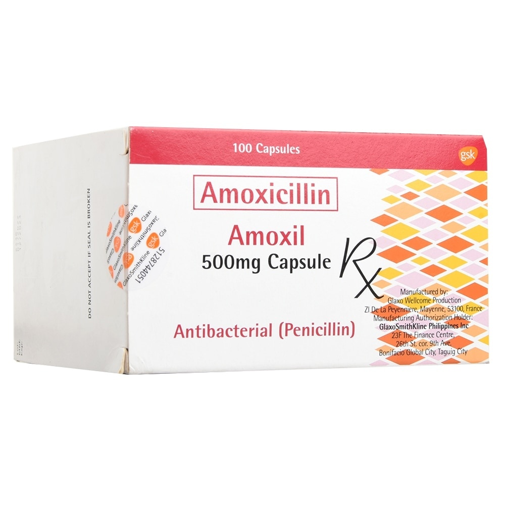 AMOXIL, Amoxicillin 500 mg Capsule 1 Capsule [PRESCRIPTION REQUIRED ...