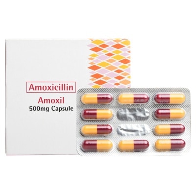 AMOXIL Amoxicillin 500 mg Capsule 1 Capsule [PRESCRIPTION REQUIRED]