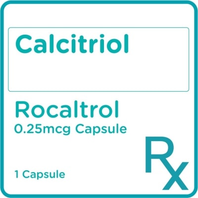 ROCALTROL Calcitriol 0.25mcg 1 Capsule [PRESCRIPTION REQUIRED]