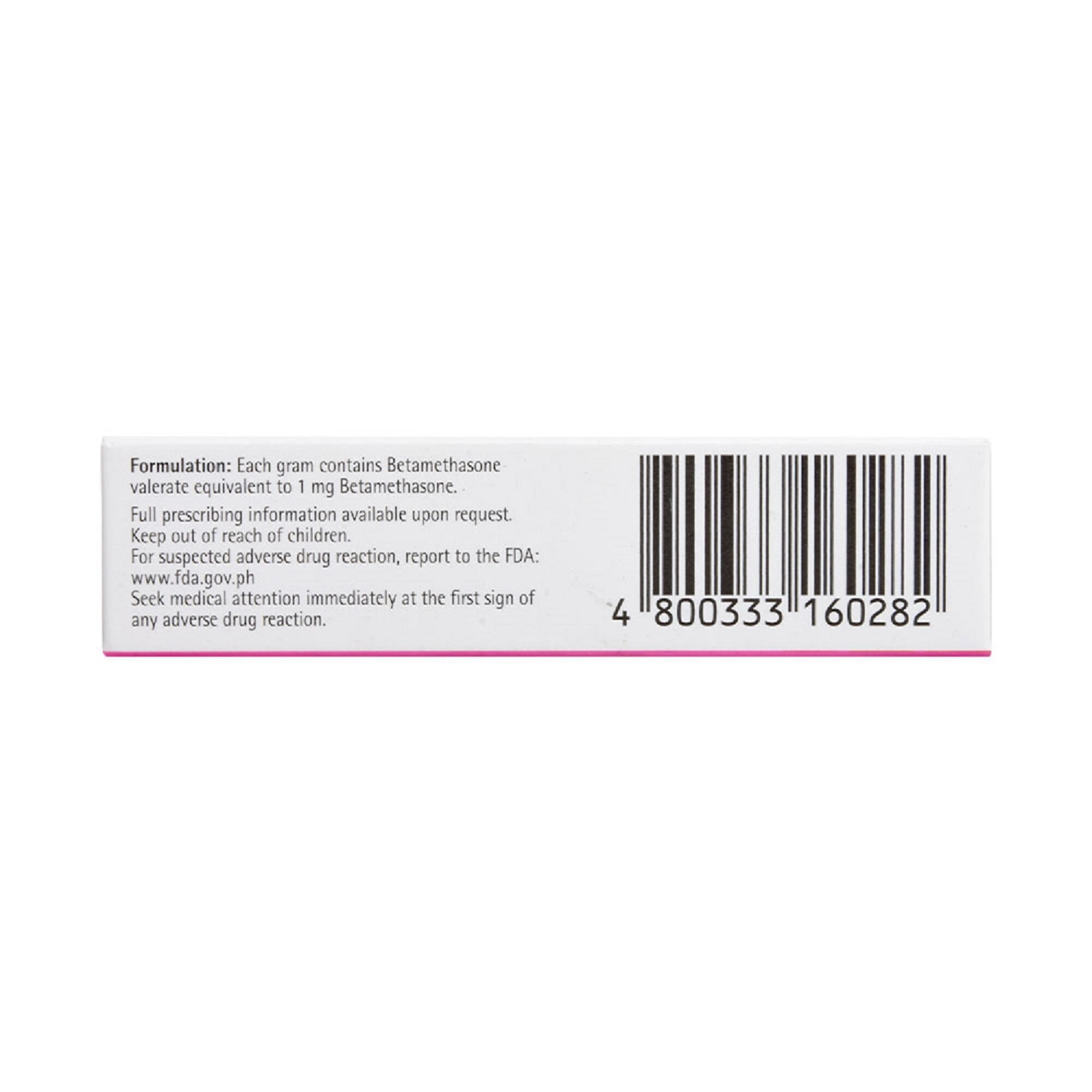 Betamethasone valerate 0.1% Topical Cream 5g [PRESCRIPTION REQUIRED]