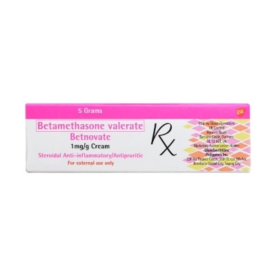 BETNOVATE Betamethasone valerate 0.1% Topical Cream 5g [PRESCRIPTION REQUIRED]