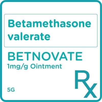 BETNOVATE Betamethasone valerate 0.1% Topical Ointment 5g [PRESCRIPTION REQUIRED]