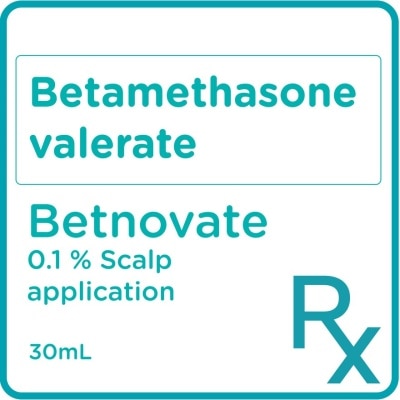 BETNOVATE Betamethasone valerate 0.1% Scalp Application 30 mL [PRESCRIPTION REQUIRED]