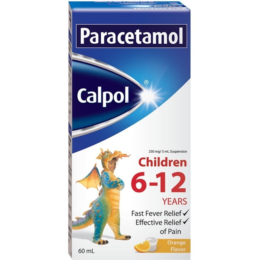 Paracetamol Orange Flavor (6-12 years old) 60ml