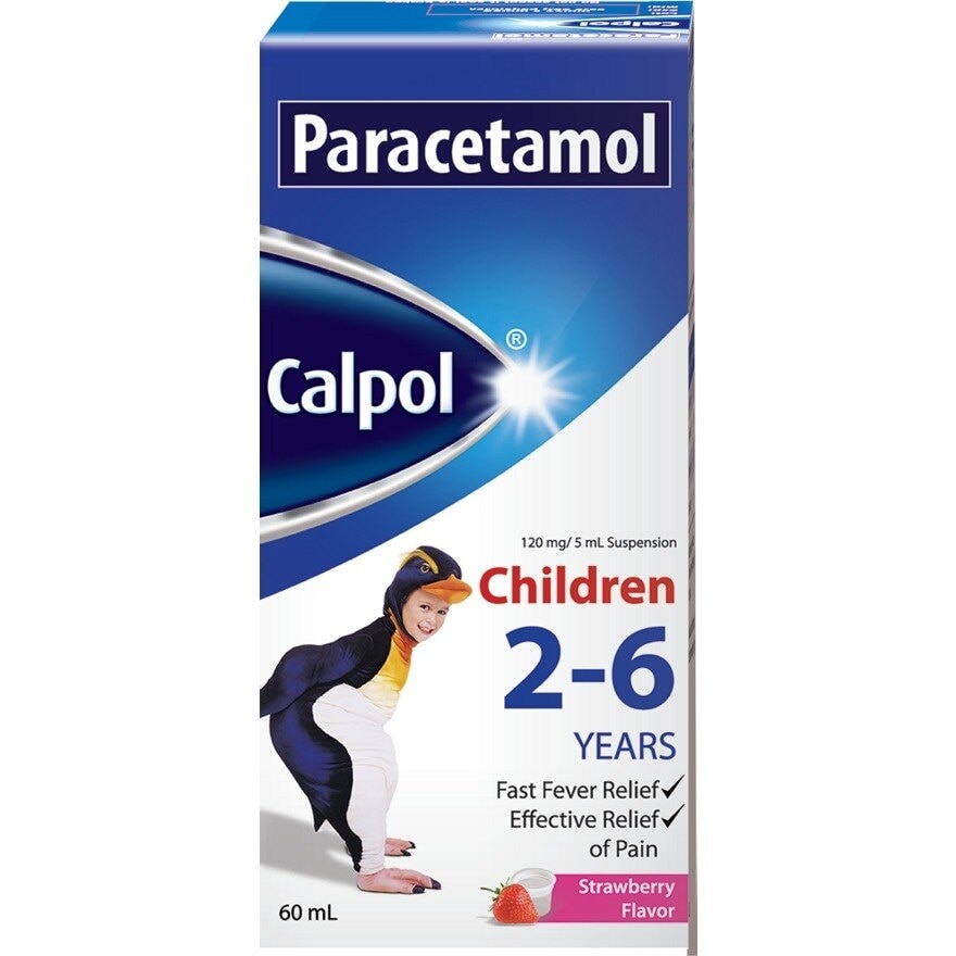 Paracetamol Strawberry Flavor (2-6 years old) 60ml