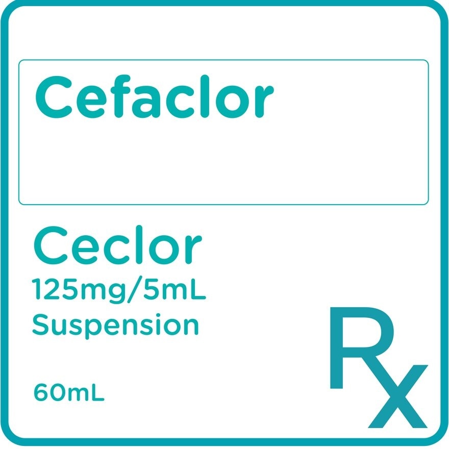 Cefaclor 125 mg/5 mL Powder for Oral Suspension 60 mL [PRESCRIPTION REQUIRED]