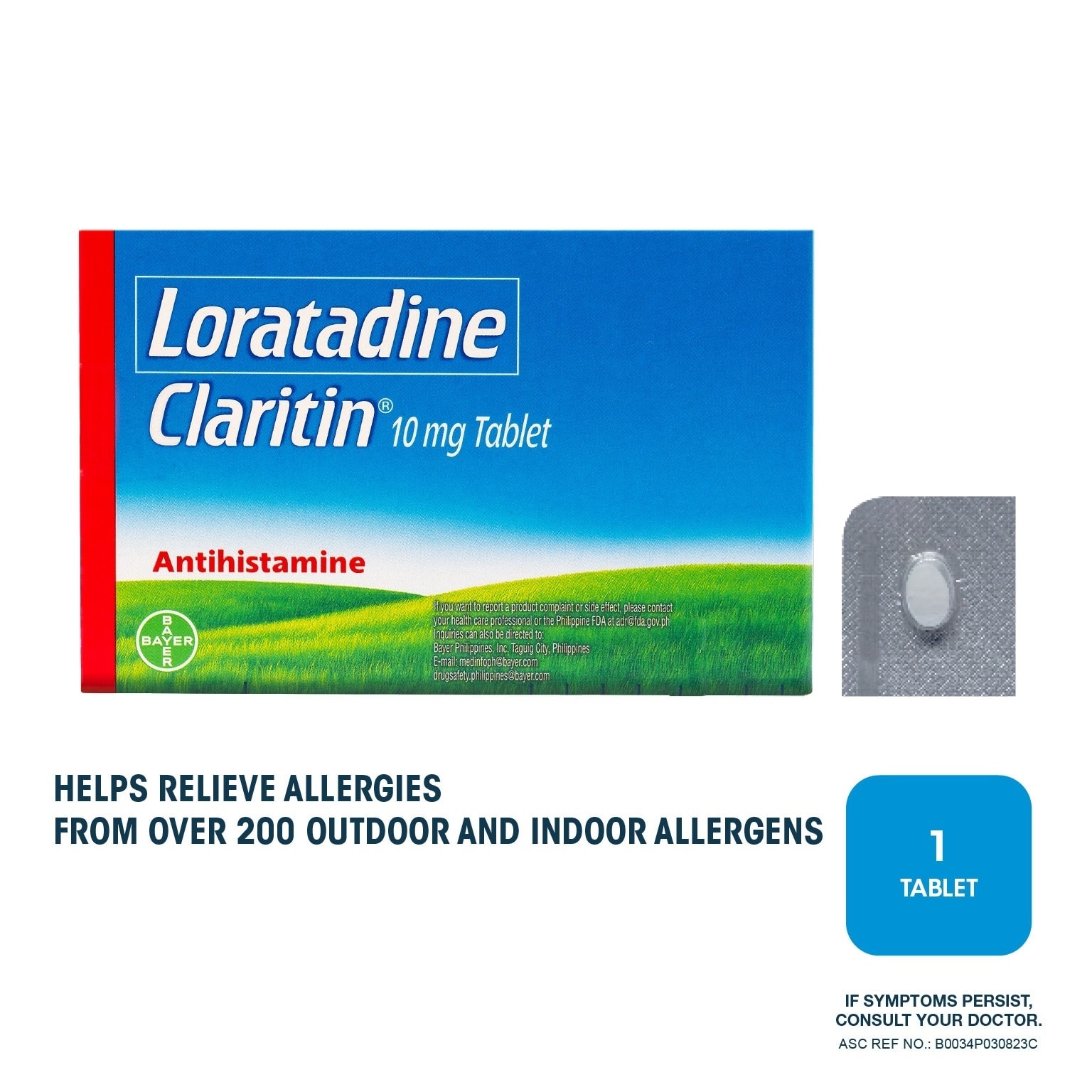 Loratadine 10mg 1 tablet