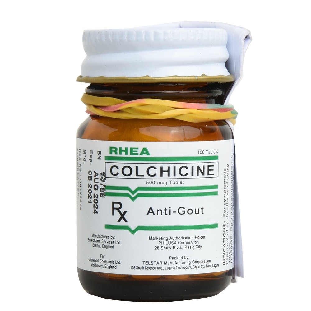 Colchicine 500mcg 1 Tablet [PRESCRIPTION REQUIRED]