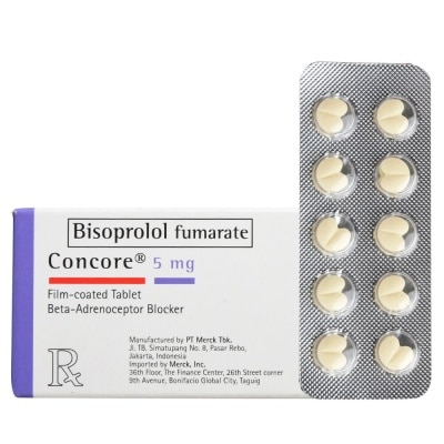 CONCORE Concore Bisoprolol 5mg 1Tablet [Prescription Required]