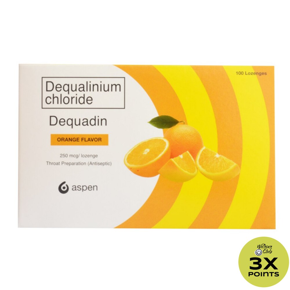 Dequalinium 250 mcg Orange-Flavored Lozenges