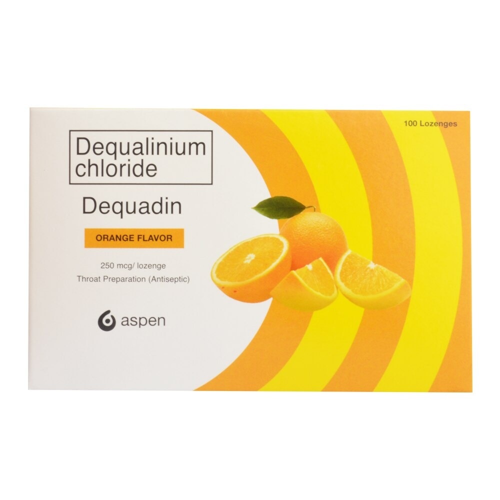 Dequalinium 250 mcg Orange-Flavored Lozenges