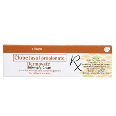 DERMOVATE Clobetasol propionate cream 5g [PRESCRIPTION REQUIRED]