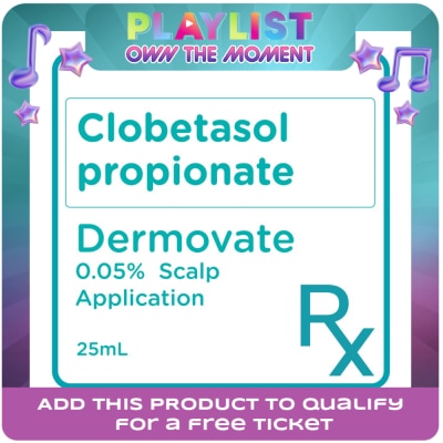 DERMOVATE - Clobetasol propionate Scalp Application 25mL [PRESCRIPTION REQUIRED]