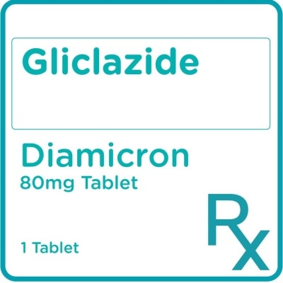 DIAMICRON Diamicron Gliclazide 80mg 1 Tablet [Prescription Required]