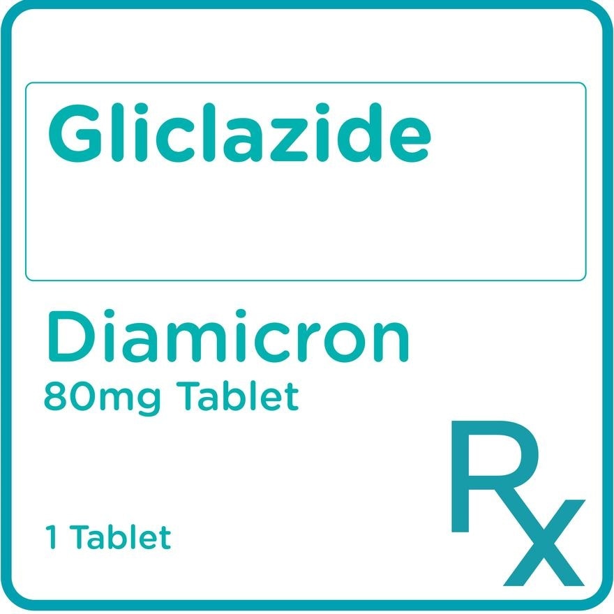 Diamicron Gliclazide 80mg 1 Tablet [Prescription Required]