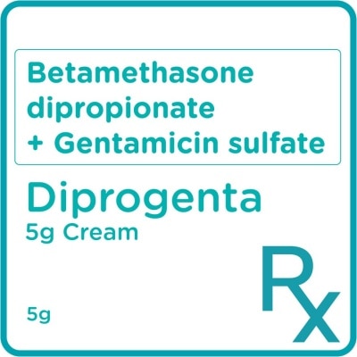 DIPROGENTA Betamethasone dipropionate + Gentamicin sulfate Cream 5g [PRESCRIPTION REQUIRED]