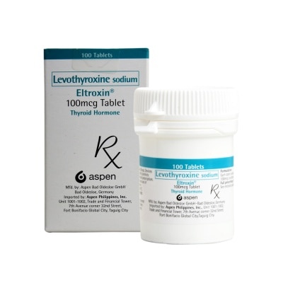 ELTROXIN Eltroxin Levothyroxine 100mcg 1Tablet [Prescription Required]