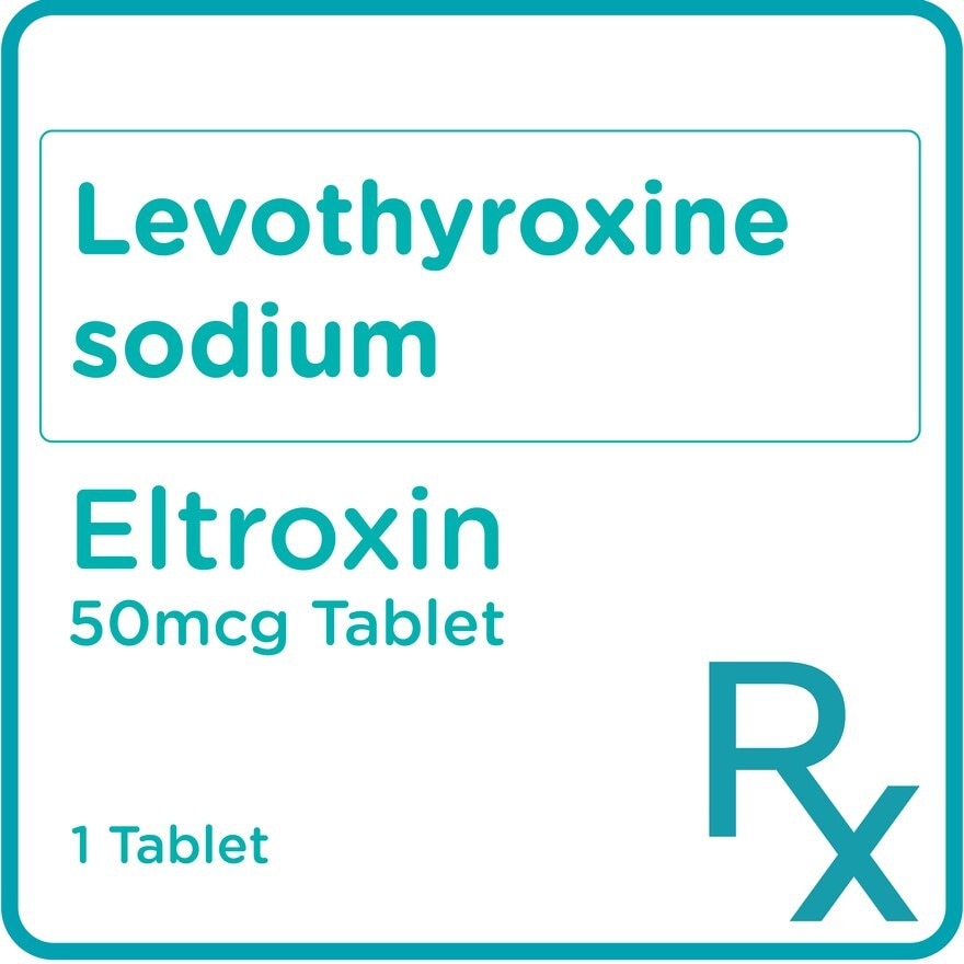 Levothyroxine Sodium 50mcg 1 Tablet [PRESCRIPTION REQUIRED]