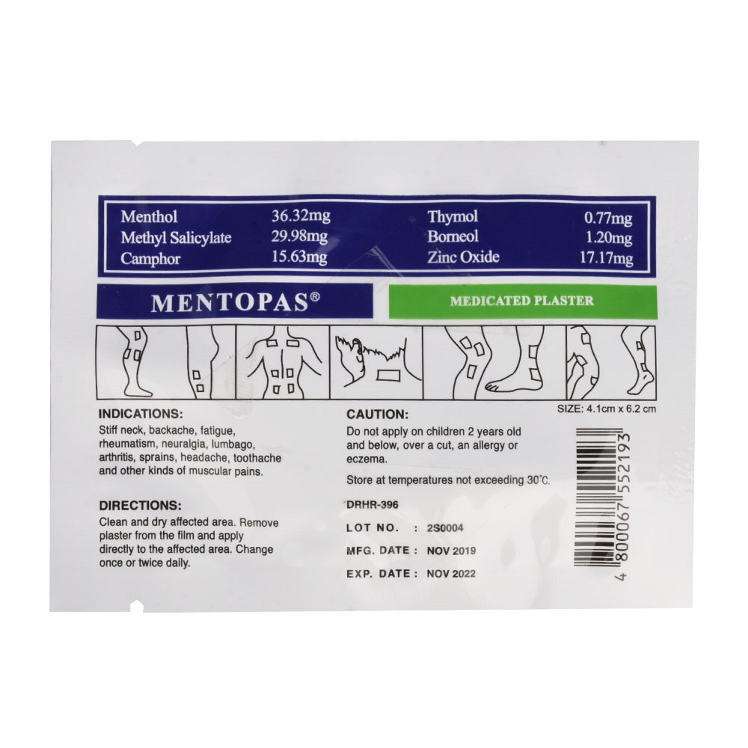 Medicated Plaster 2pcs