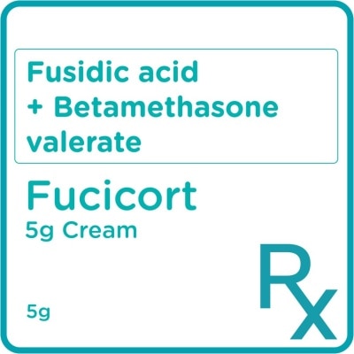 FUCICORT Fusidic acid + Betamethasone valerate Cream 5g [PRESCRIPTION REQUIRED]