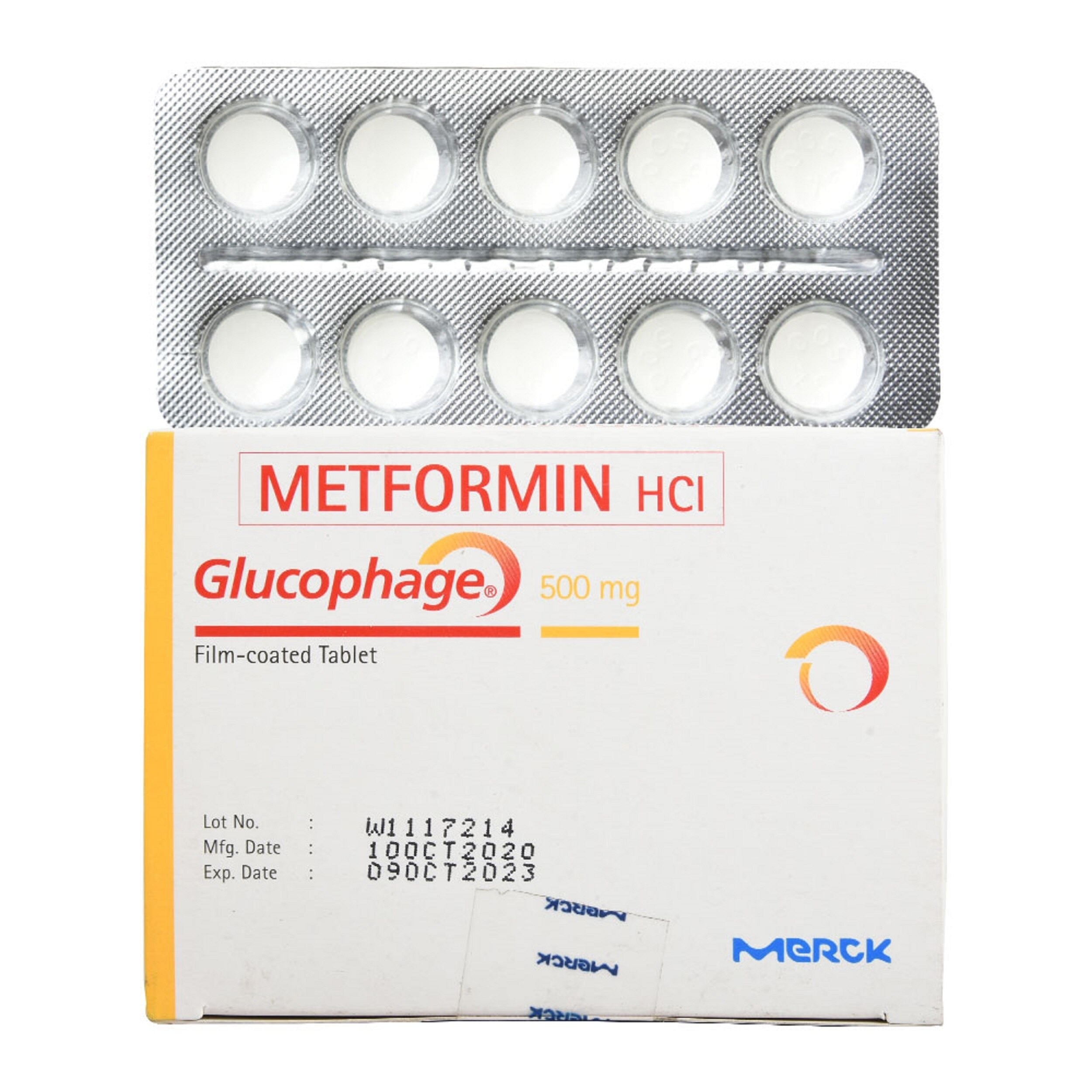 Glucophage Metformin 500mg 1 Tablet [Prescription Required]