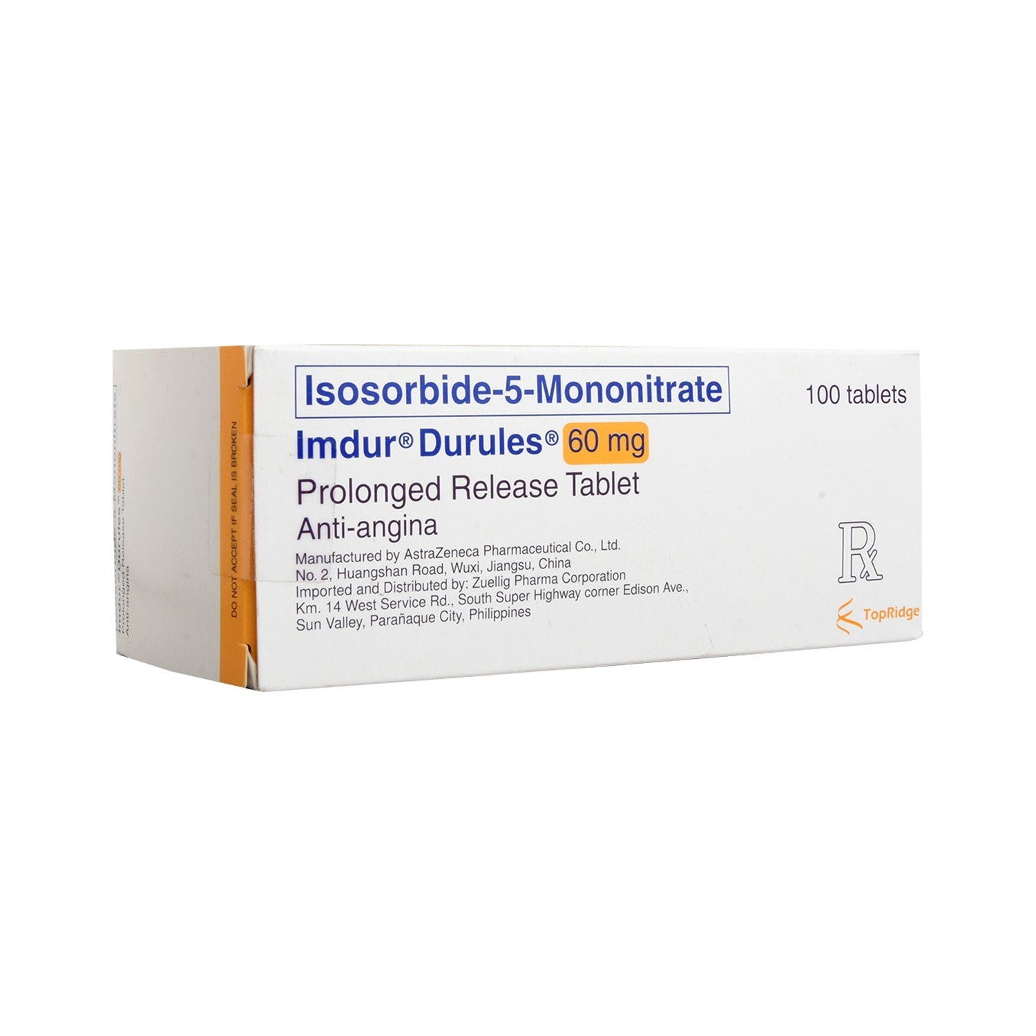 Isosorbide5mononitrate 60mg 1 Tablet [PRESCRIPTION REQUIRED]