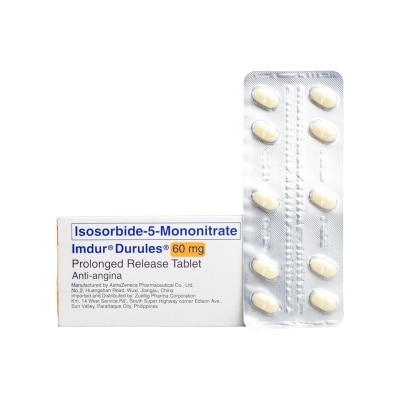 IMDUR Isosorbide5mononitrate 60mg 1 Tablet [PRESCRIPTION REQUIRED]