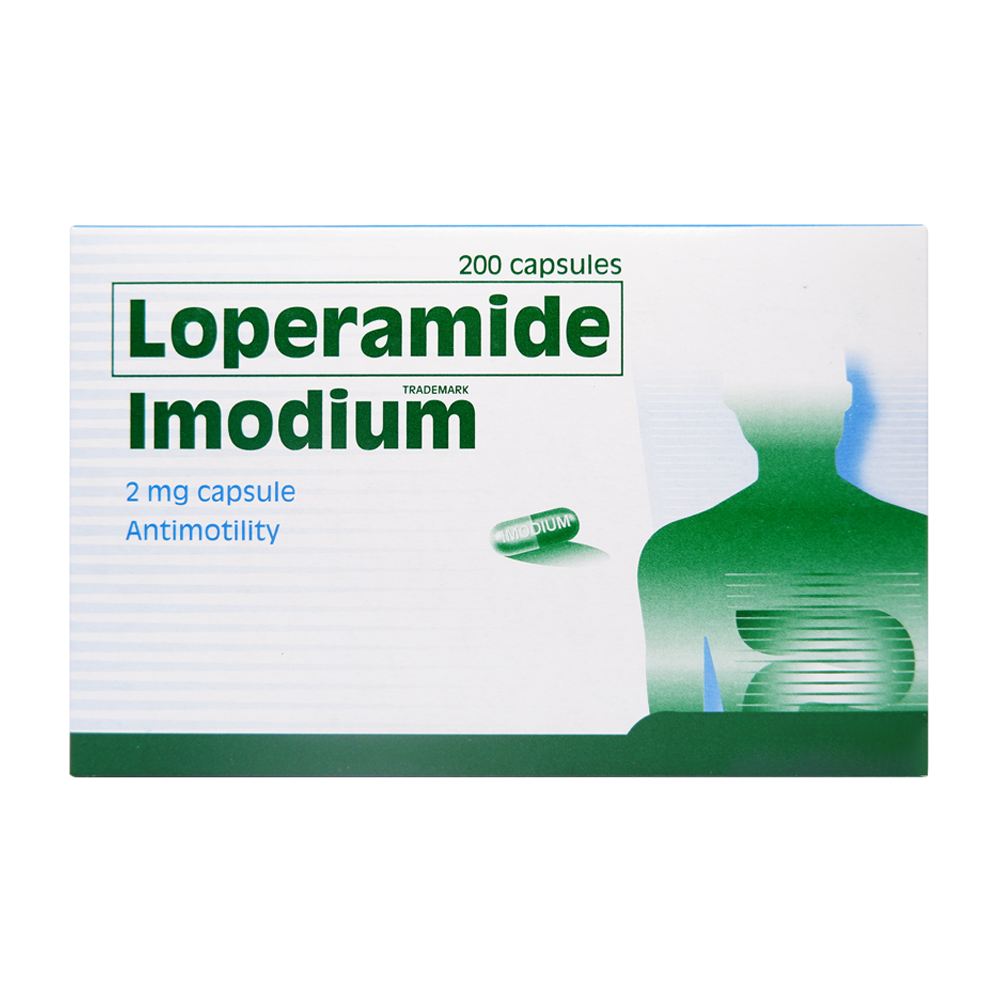 Imodium 2mg 200s - Diarrhea Medicine, Loperamide