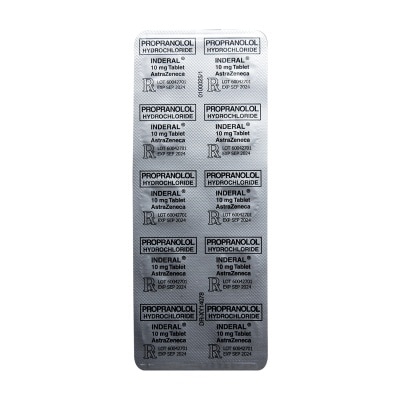 Inderal 10 mg astrazeneca
