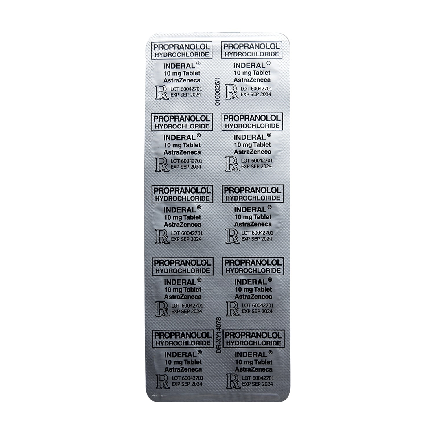 Inderal Propranolol 10mg 1 Tablet [Prescription Required]